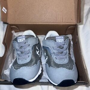 New Balance Kids' Sneakers in Gray and White